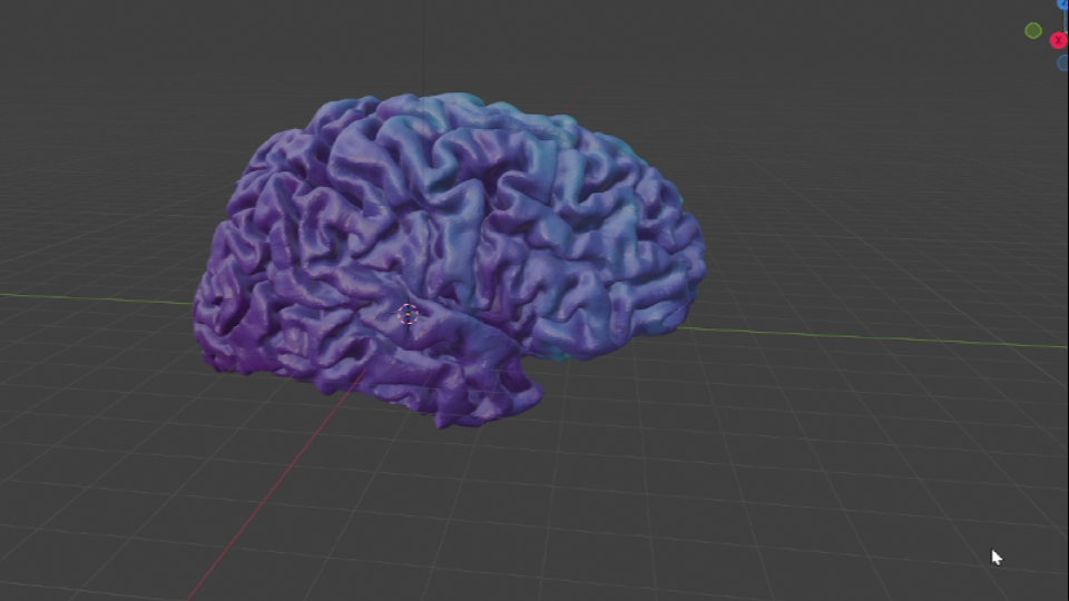 Setting color attribute - Connected shader