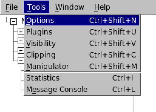 Gmsh Tools Menu