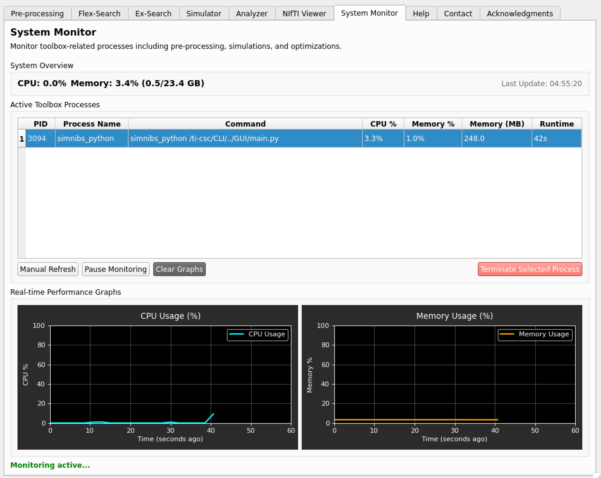 System Monitor UI